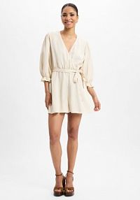 Kombinezon   Kallie Kobiety Lyocell beżowy jednolity 40 EDITED