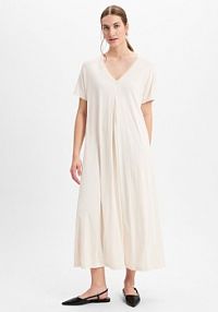 Sukienka na co dzień  MMKalita Kobiety biała jednolity XS MOS MOSH