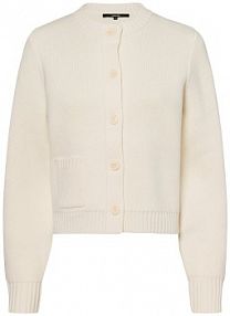 Kardigan z zawartością wełny  Talenia Kobiety Wełna biały jednolity 42 Someday