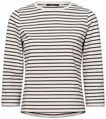 Saomeday.  koszulka z długim rękawem  Kelia Kobiety biały/czarny w paski 42 Someday damski