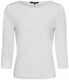 Koszulka z długim rękawem  Kirosa Kobiety wiskoza biały jednolity 42 Someday damski