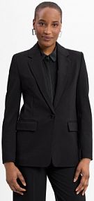 Długi blezer   Atlin_2 Kobiety czarny jednolity 42 Drykorn