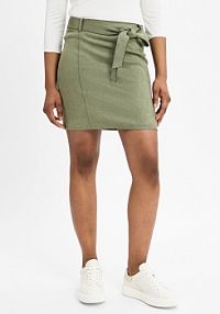 Spódnica  Kobiety zielona jednolity 44 zero