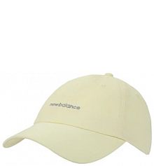 Czapka z daszkiem New Balance żółta damska LAH51010PRC