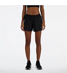 Szorty sportowe New Balance czarne/brązowe/czerwone WS41225BK