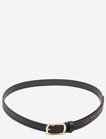 Granatowy pasek Ozdobiony Klamrą Mevenia jordan damski