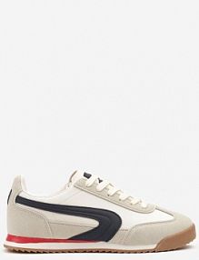 Beżowo-Szare Basicowe sneakersy Ellimira gowin damskie