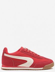 Czerwone Basicowe sneakersy Ellimira gowin damskie