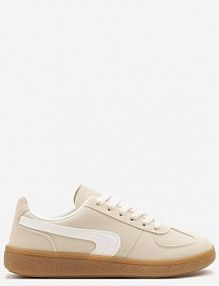 Beżowe Casualowe sneakersy Typu Kultowe Tenisówki Ablerri gowin damskie