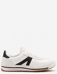 Białe sneakersy Klasyczne Tenisówki Zdobione Przeszyciami Bortewi c'm paris damskie