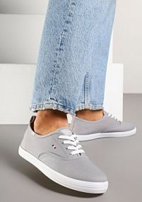 Jasnoszare Basicowe tenisówki Vices Hallriva ballada damskie