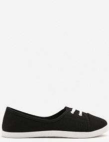 Czarno-Białe tenisówki Vices Ozdobione Wiązaniem Arivanti ballada damskie