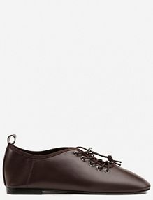 Brązowe półbuty ze Sznurowaniem ze Stoperem Julirine c'm paris damskie