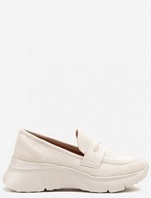 Beżowe półbuty w Stylu Mokasynów na Platformie Viandis Renee damskie