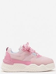 Różowe sneakersy z Tłoczoną Platformą Xilanne marquiiz damskie