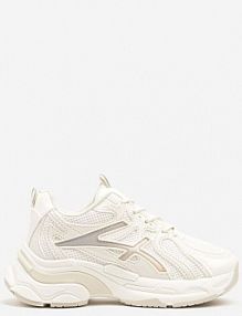 Beżowe sneakersy z Ozdobnymi Paskami Xerraza cink me damskie