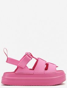 Fuksjowe sandały w Stylu Gladiatorek z Rzepem Faliniela bestelle damskie