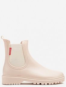 Beżowe kalosze z Elastyczną Wstawką Erlexia Renee damskie