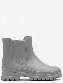 Szare kalosze w Stylu Sztybletów Aslovia Renee damskie