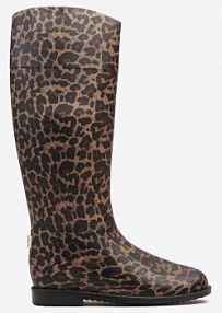Wysokie kalosze w Panterkę Zalivna Renee damskie