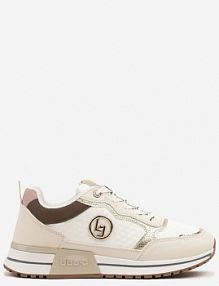 Beżowe sneakersy z Metaliczną Ozdobą Firamia Renee damskie