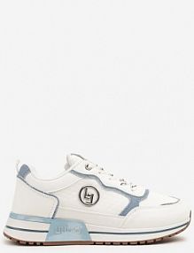 Biało-Niebieskie sneakersy z Metaliczną Ozdobą Firamia Renee damskie