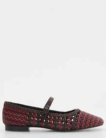 Plecione baleriny z paskiem Reserved 319GA-MLC