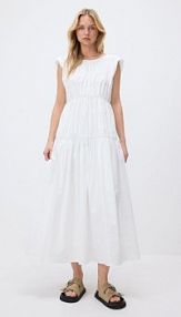 Zamszowe klapki z klamrami Reserved oliwkowe damskie 321CP-19X