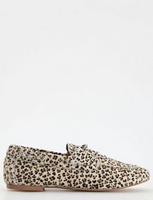 Skórzane loafersy w cętki Reserved 339CP-MLC