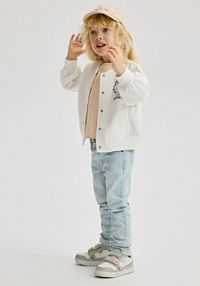 Bluza bomberka Hello Kitty Reserved biała damska 373DB-01X