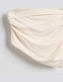 Asymetryczny top z wiskozy Reserved beżowy damski 436FH-02X