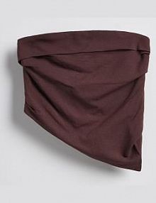 Asymetryczny top z wiskozy Reserved brązowy damski 436FH-88X