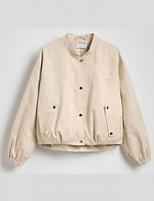 Kurtka bomberka oversize Reserved biała 473DR-01X