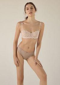 Majtki figi 3 pack Reserved beżowe 606CR-08X