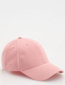 Czapka z daszkiem Reserved różowa damska 670CO-30X