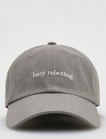 Czapka z daszkiem Reserved szara damska 762CO-09X