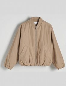 Kurtka bomberka oversize Reserved beżowa YT383-80X