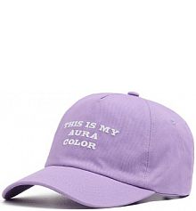 Czapka z napisem Cropp fioletowa damska