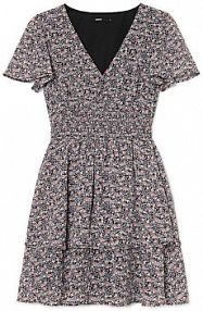 Sukienka mini w kwiaty Cropp