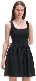Sukienka mini na ramiączkach Cropp czarna