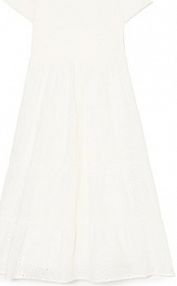 Sukienka z elastyczną talią Cropp biała