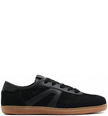 Sneakersy z imitacji zamszu Cropp czarne damskie