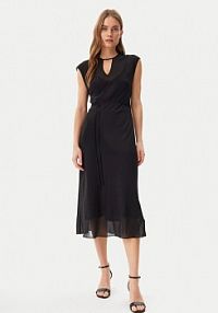 Sukienka koktajlowa Calvin Klein czarna 