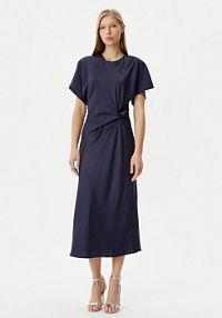 Sukienka koktajlowa Rinascimento granatowa 
