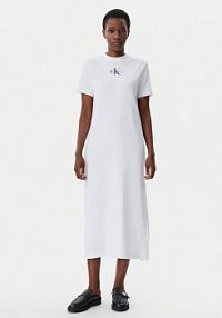 Sukienka codzienna Calvin Klein Jeans biała 