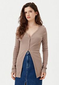 Kardigan Calvin Klein Jeans beżowy 