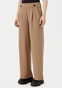 Spodnie eleganckie JDY brązowe damskie Materiałowe