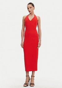 Sukienka koktajlowa ACCESS FASHION czerwona 