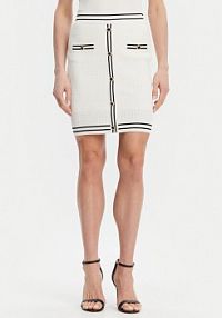 Spódnica ołówkowa Fracomina kremowa FR25SG4003K52401 Écru Slim Fit