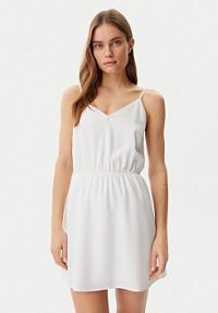 Sukienka letnia Tommy Jeans biała 